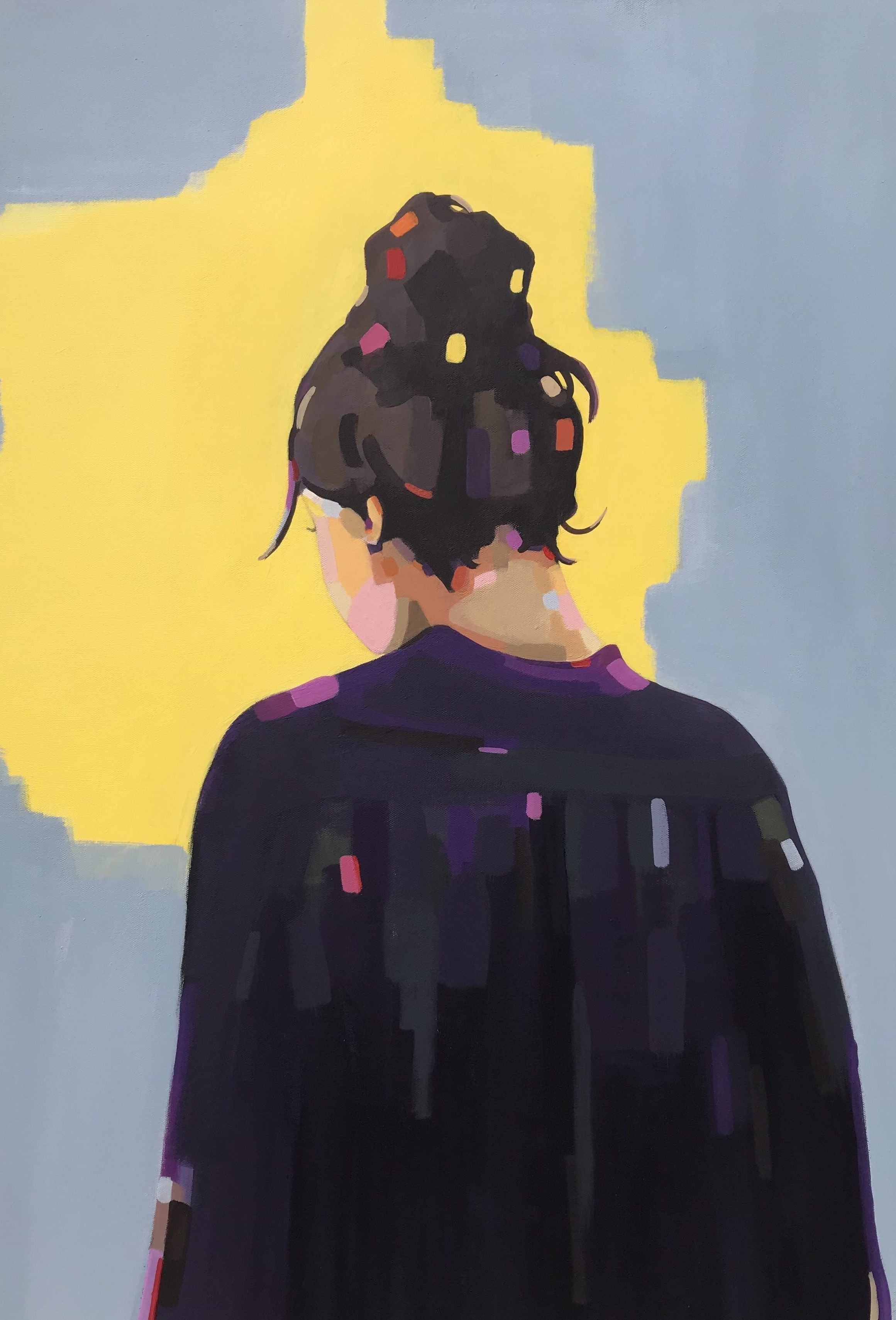 Femme 4 / Acrylique sur toile / 73X92 cm