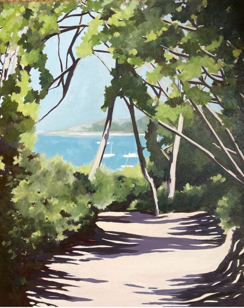 Vue mer / Huile sur toile / 54x65 cm